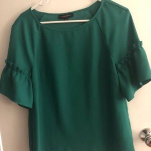 Banana Republic Kelly Green Shirt